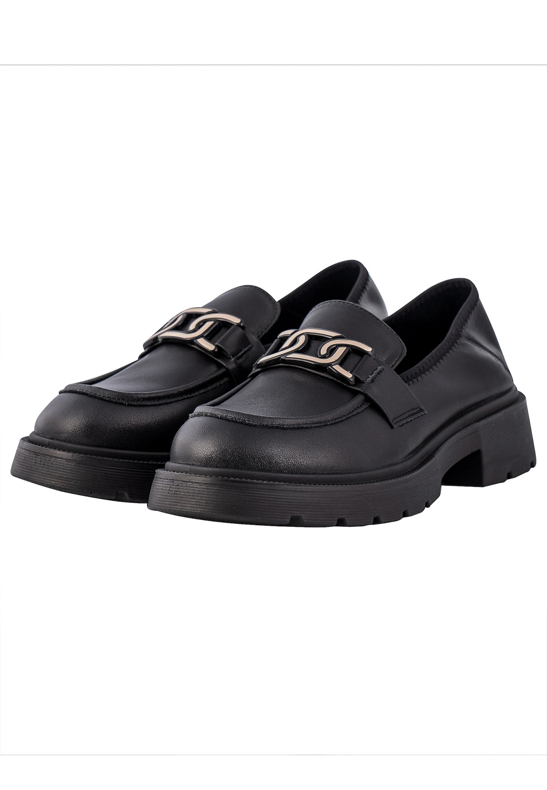 Loafers med chunky plattform