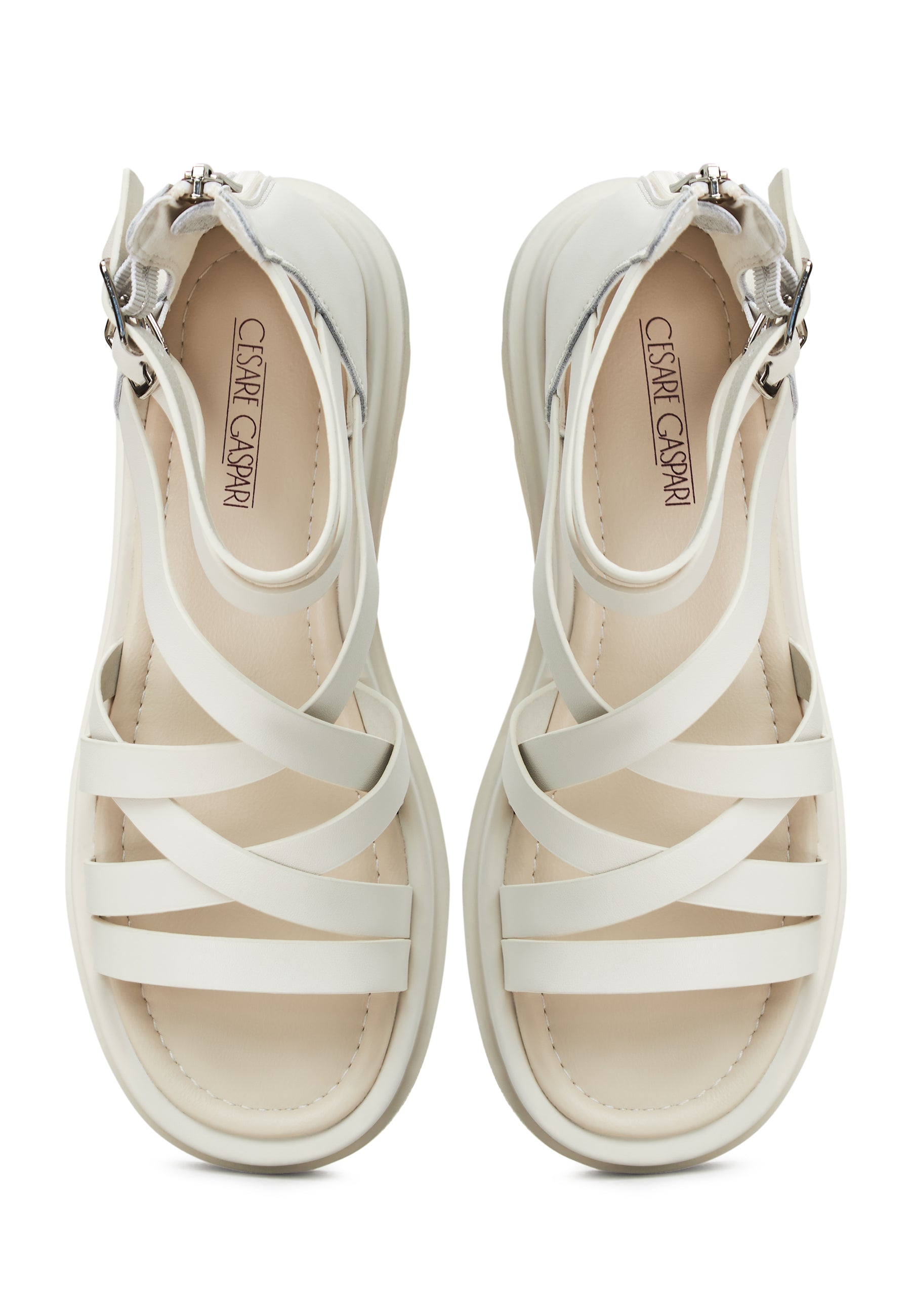 Platform Sandals Tatiana - White