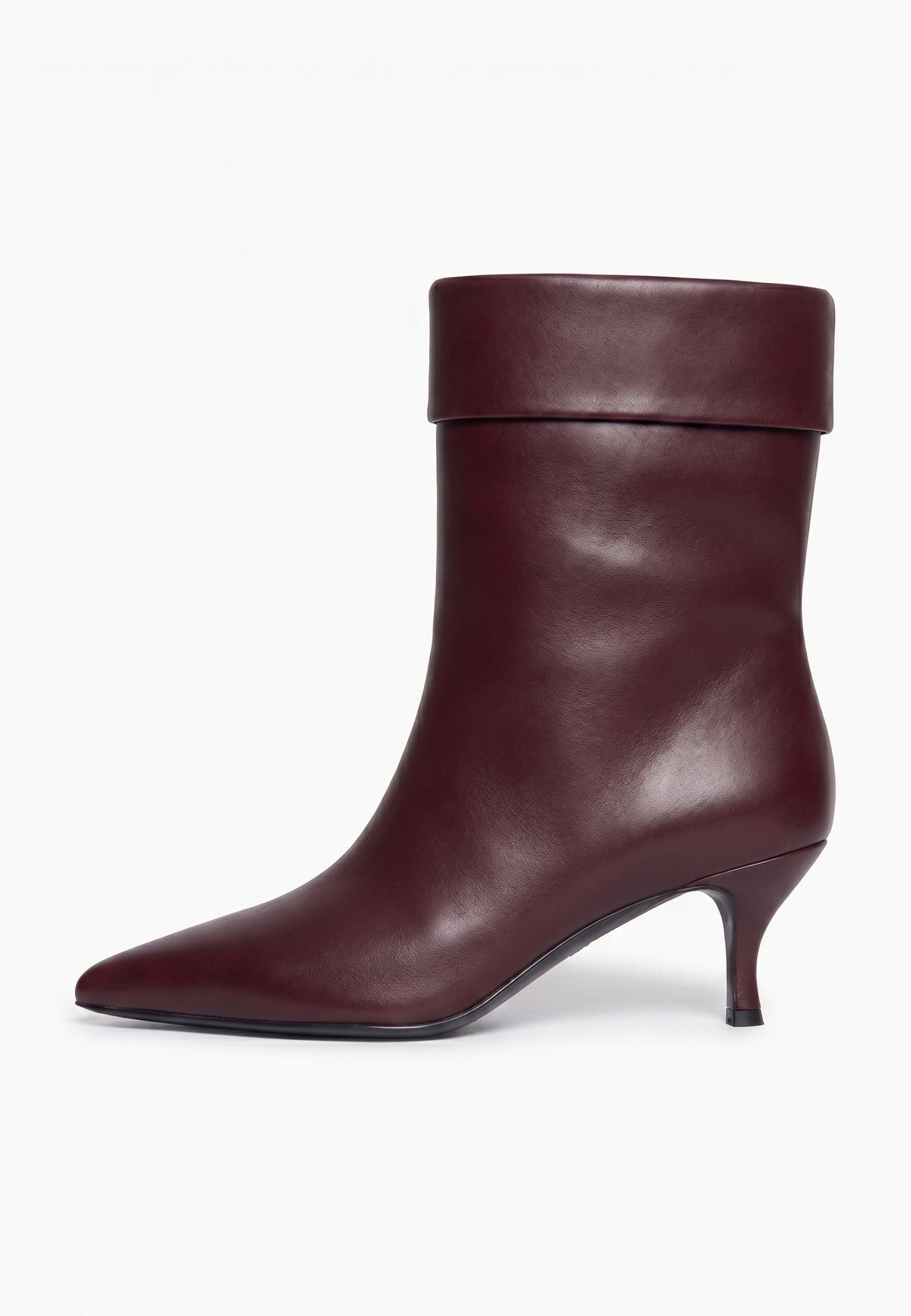 Bottines à talon stiletto – Bordeaux