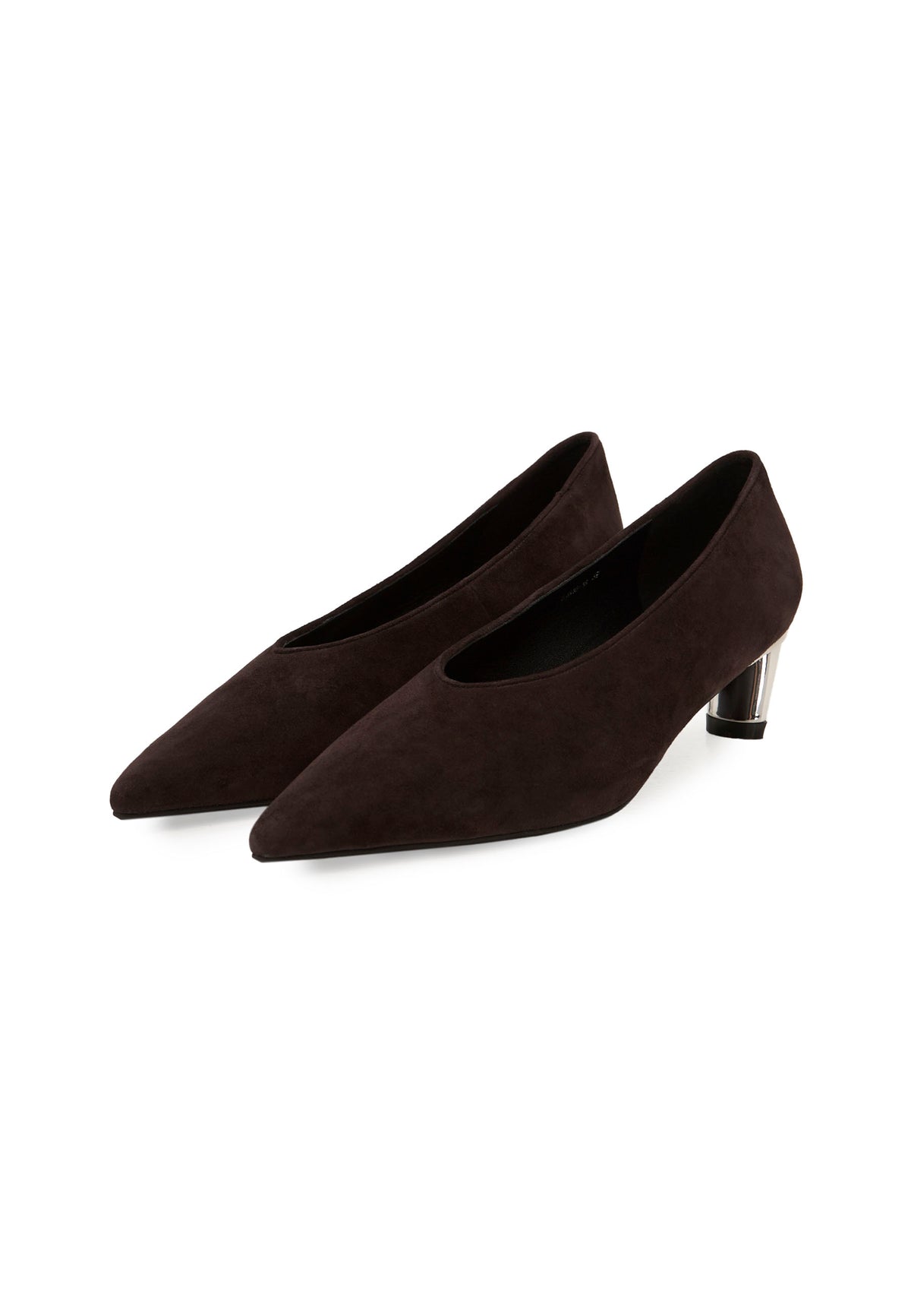 Suede Pumps – Brown