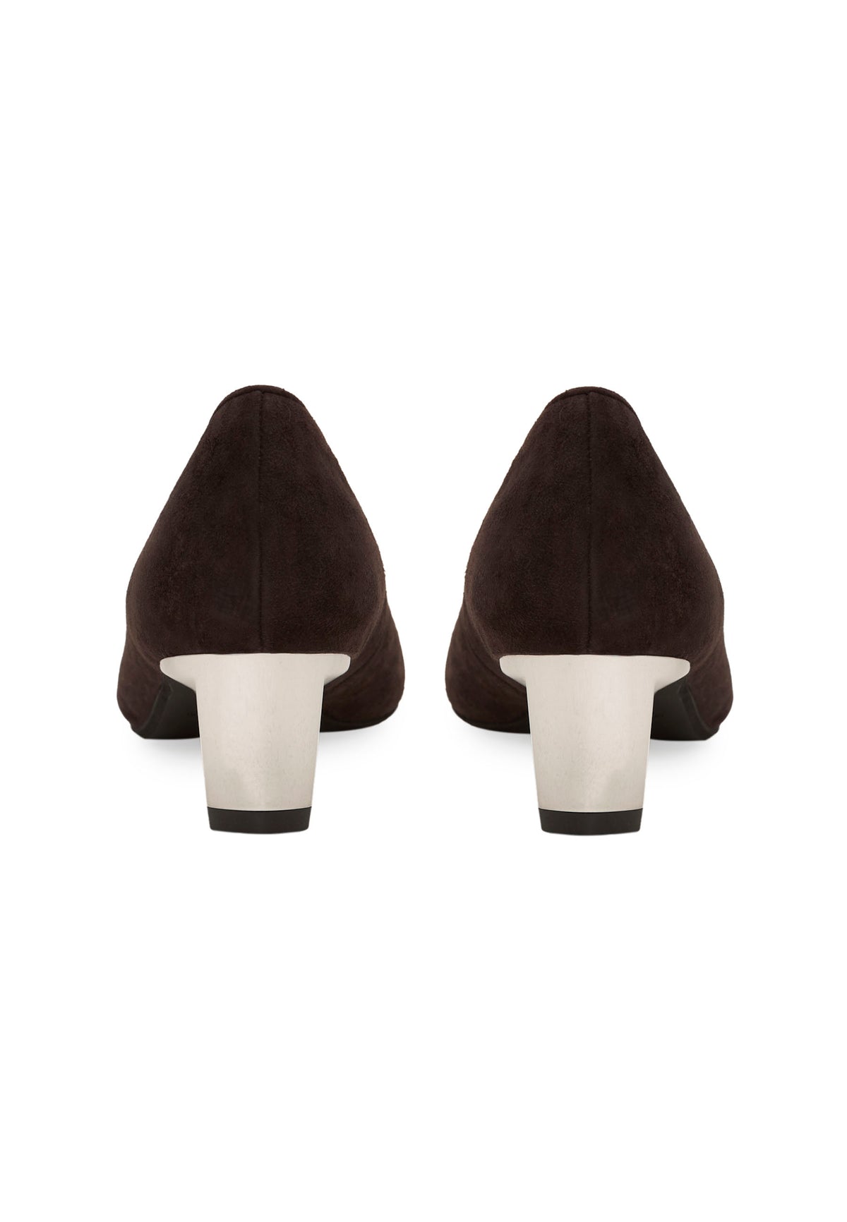 Suede Pumps – Brown