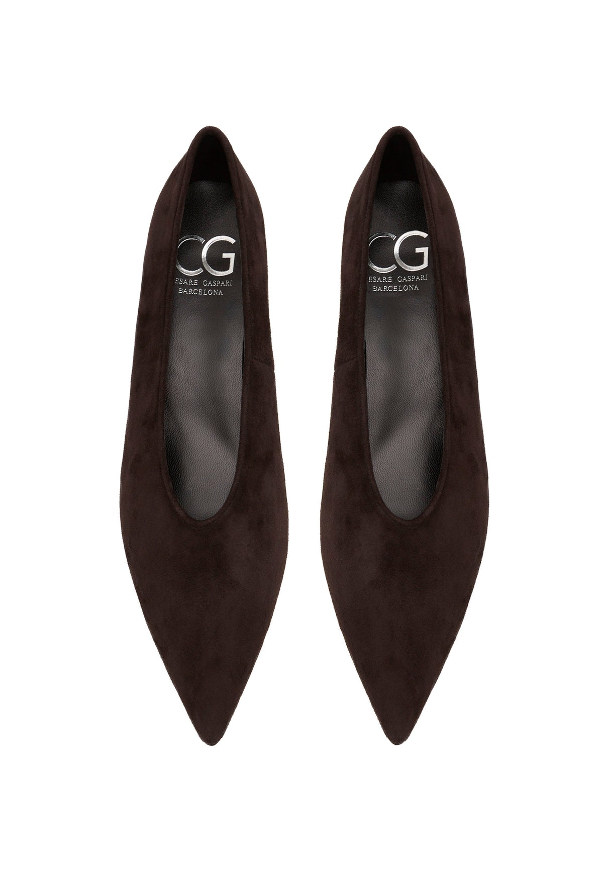 Suede Pumps – Brown