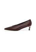 Leather Pumps – Burgundy