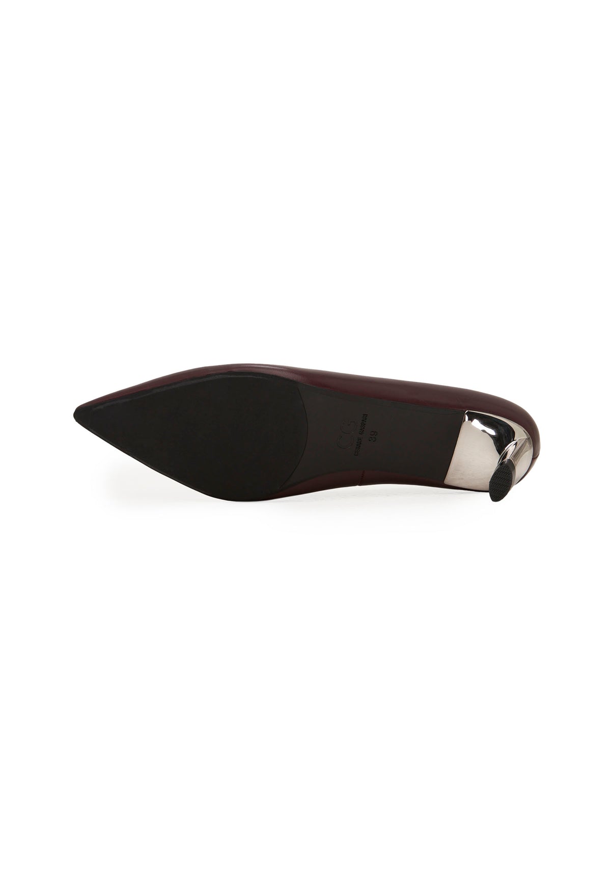 Leather Pumps – Burgundy