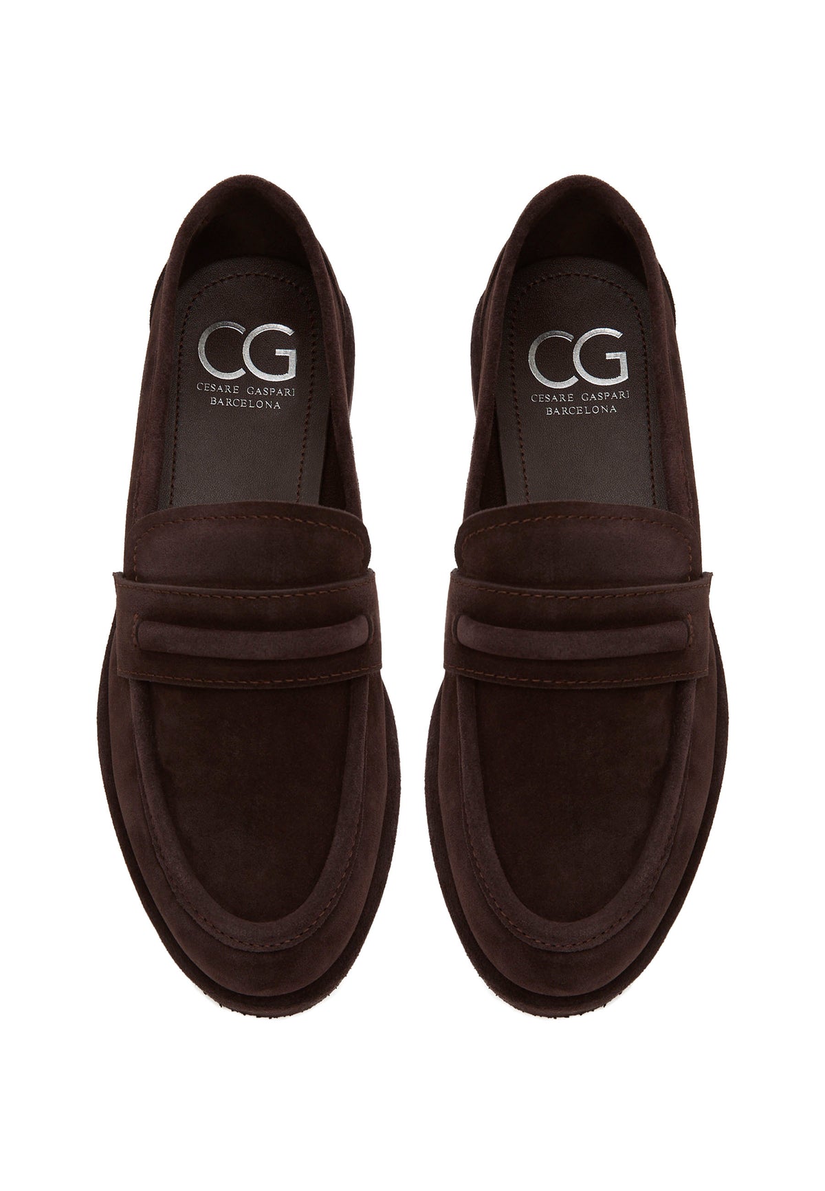 Classic Penny Loafers – Suede Brown