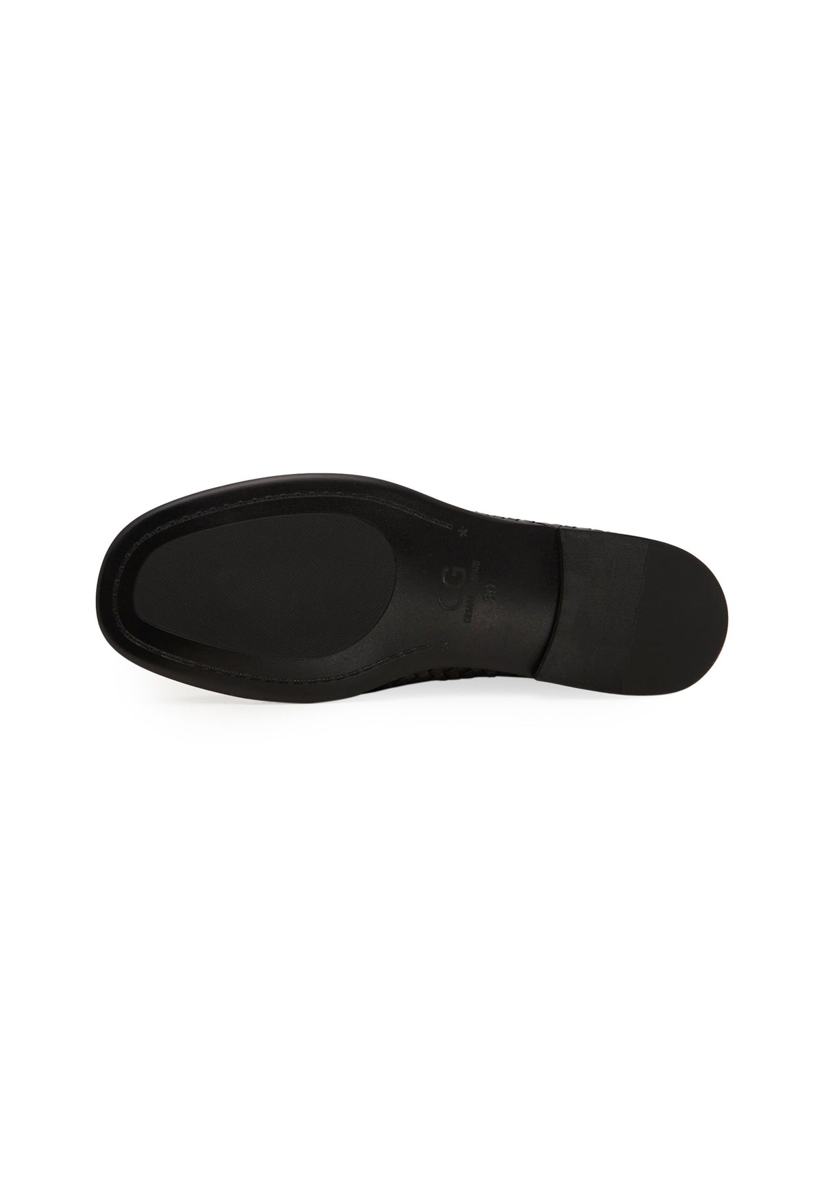 Woven Slip-On Loafers – Black