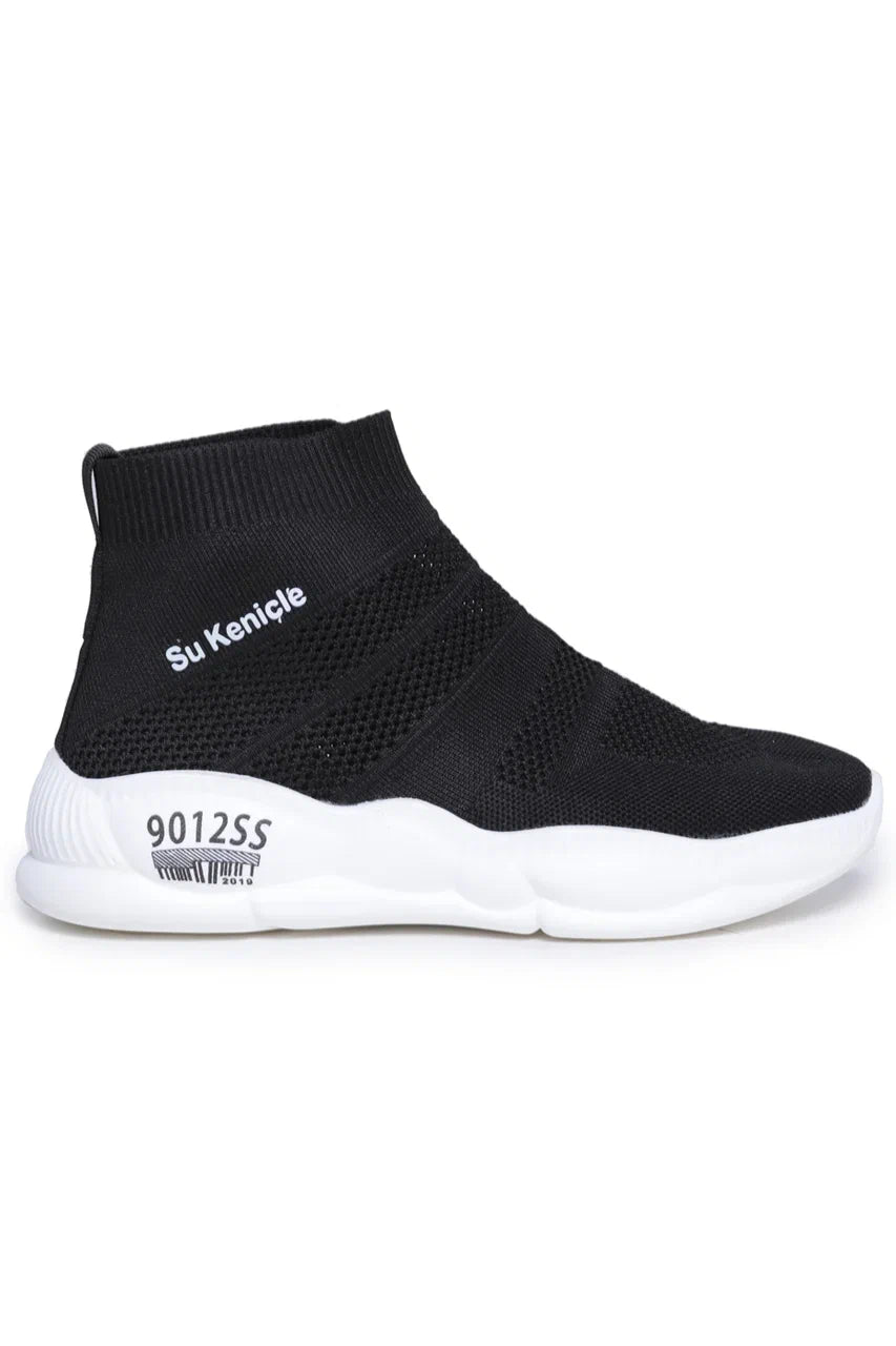 Knit Sock Sneakers - Black