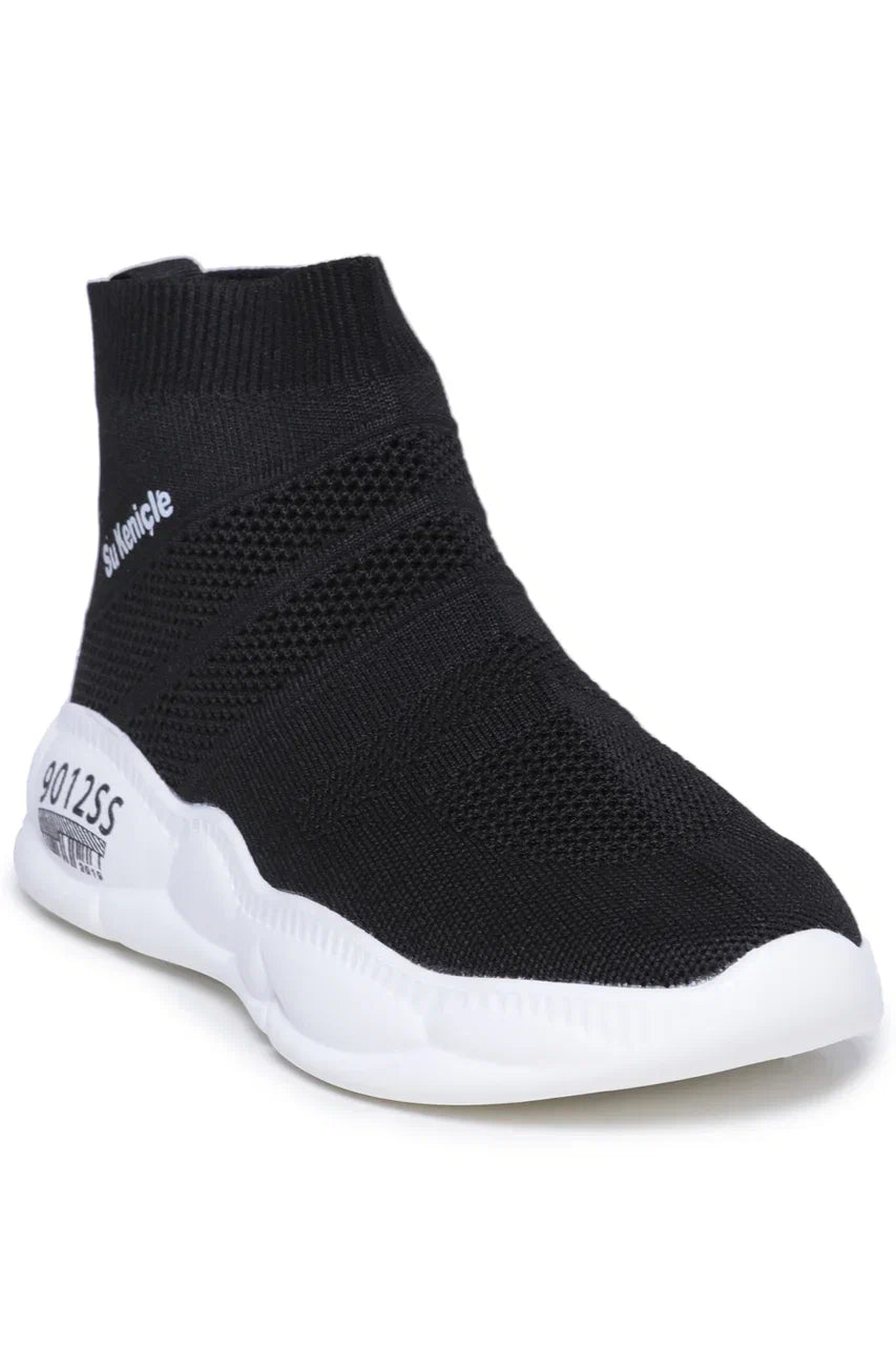 Knit Sock Sneakers - Black