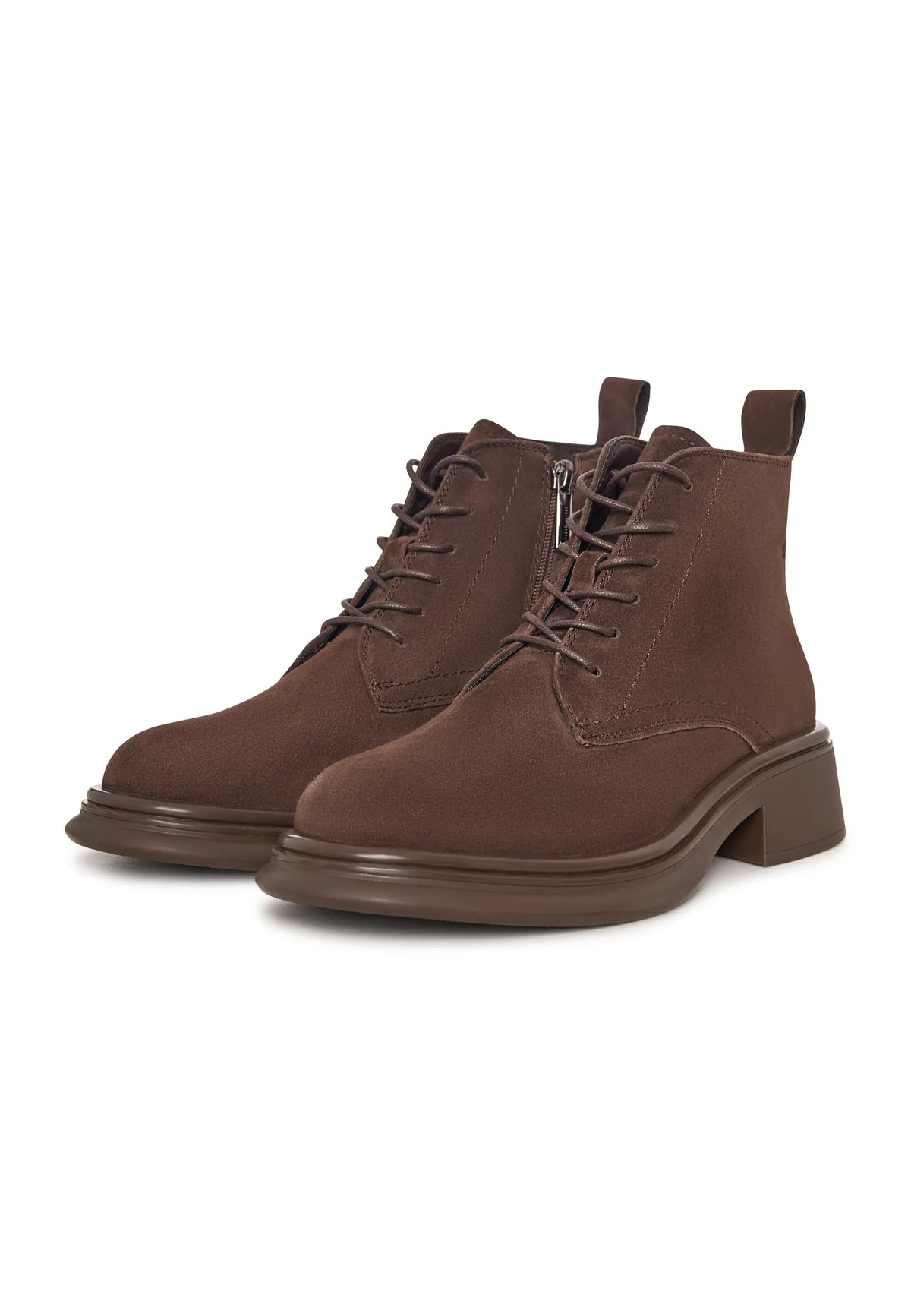Refined Utility Lace-Up - Brown