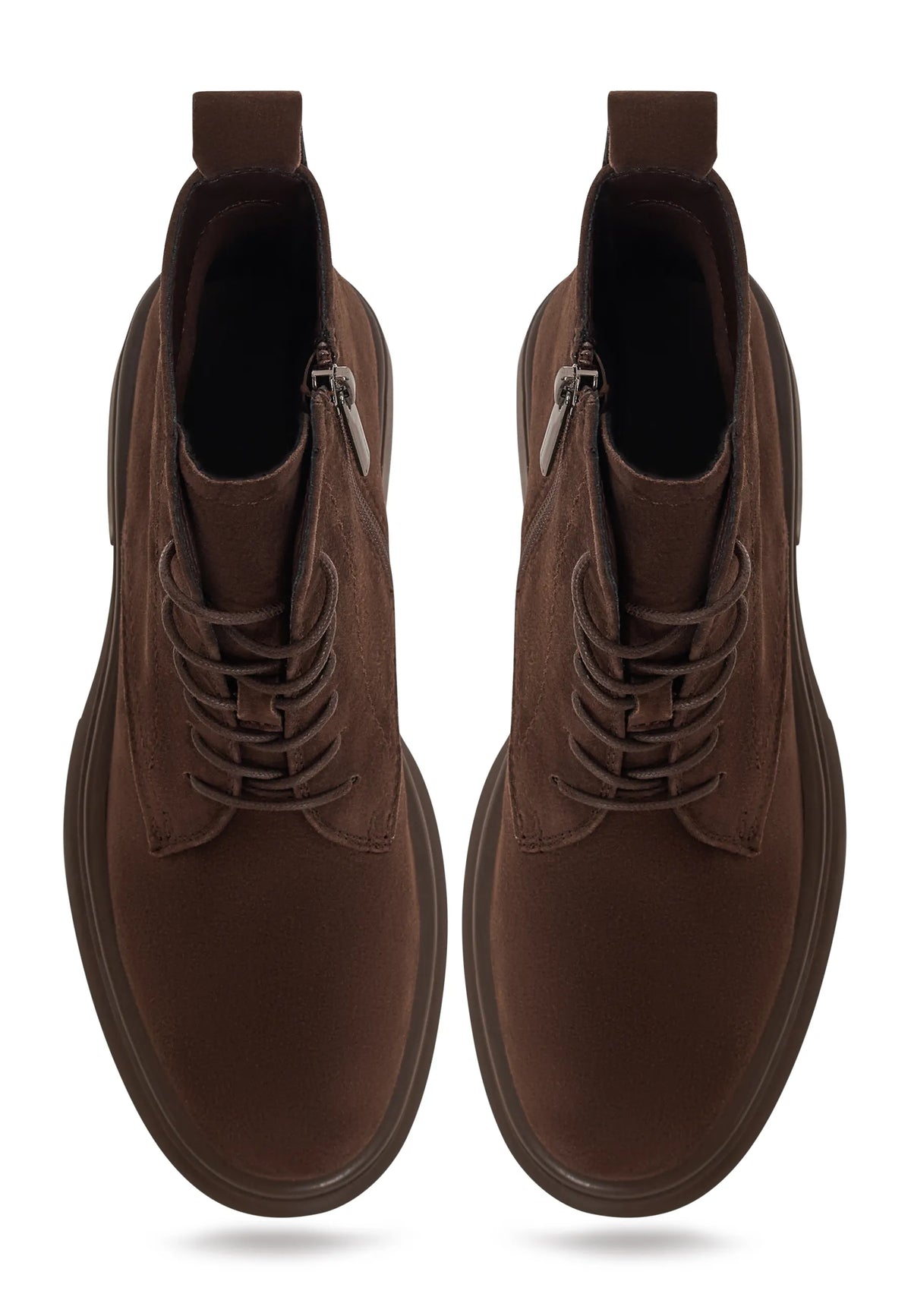 Refined Utility Lace-Up - Brown
