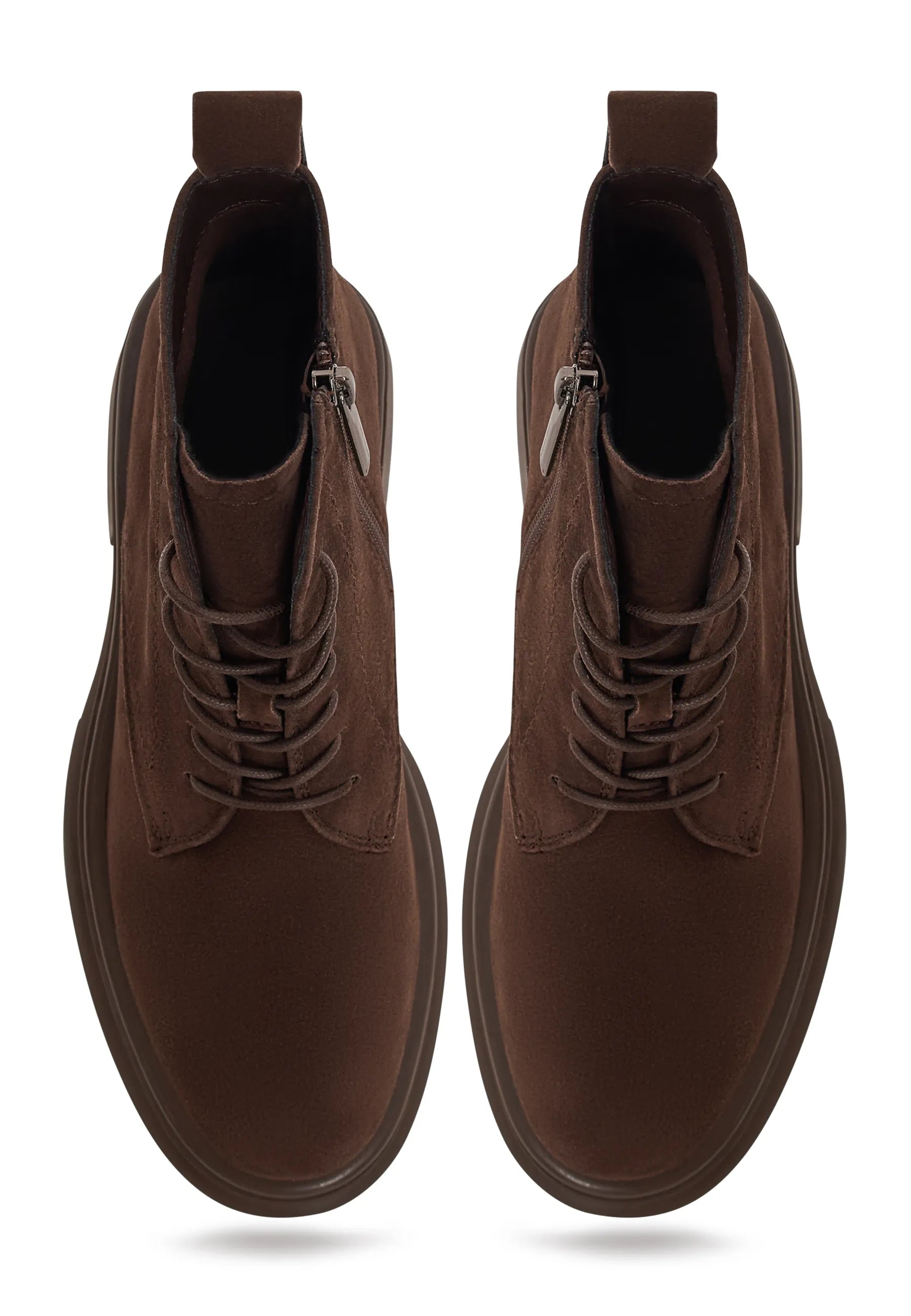 Refined Utility Lace-Up - Brown