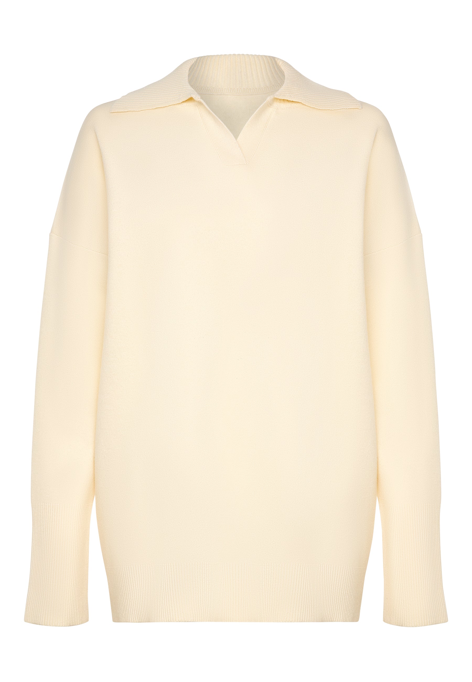 Minimalist Knitwear Set - Beige