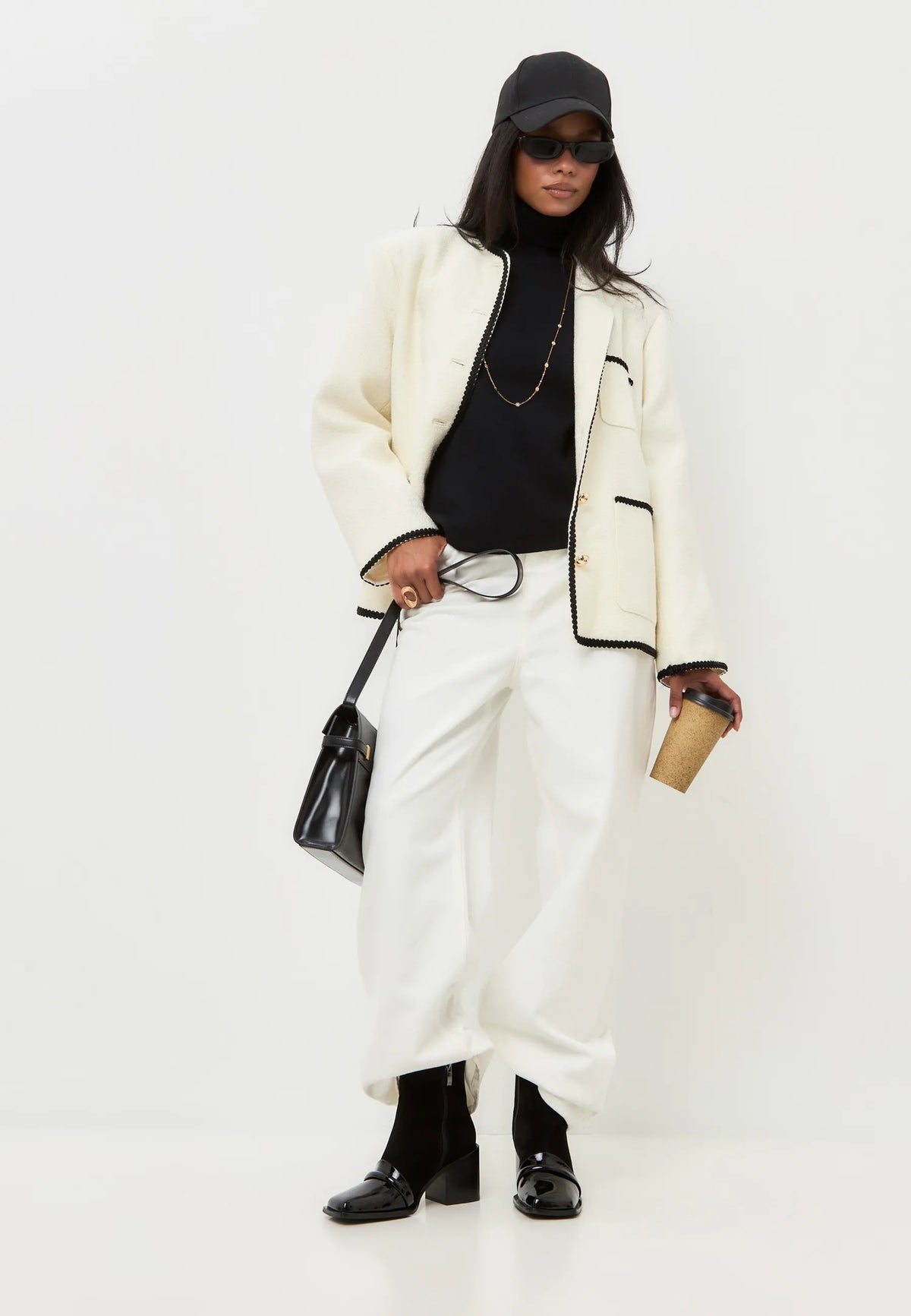 Patent Toe Suede Ankle Boot