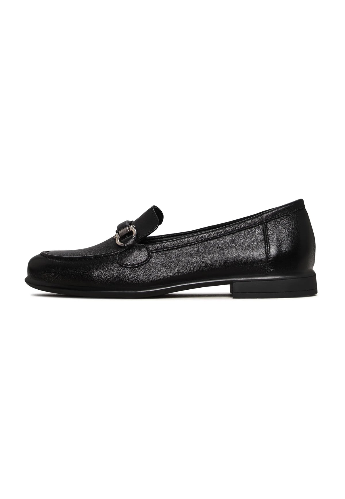 Classic Bit Leather Loafers – Black