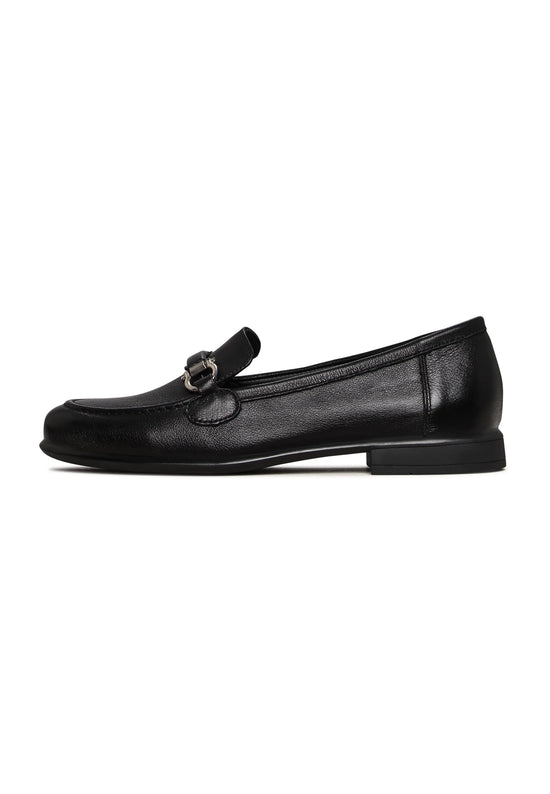 Classic Bit Leather Loafers – Black