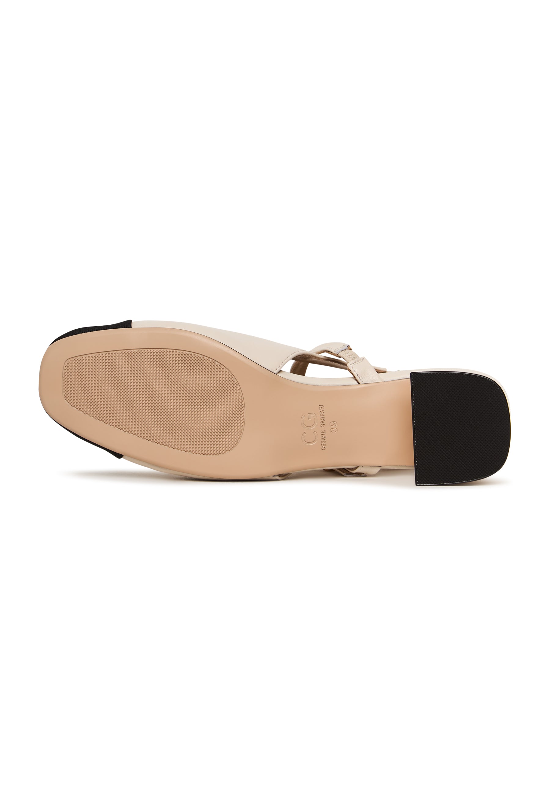 Slingback Block Heels Pumps Marisol - Off White