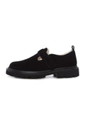 Alpine Grip Fleece Loafers - Black