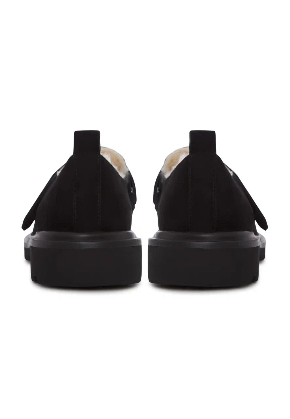 Alpine Grip Fleece Loafers - Black