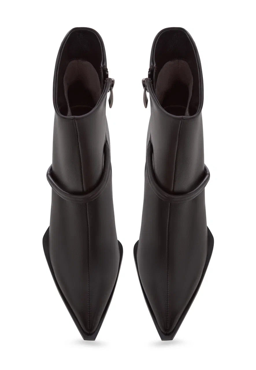 Sculpted Wrap Ankle Boots