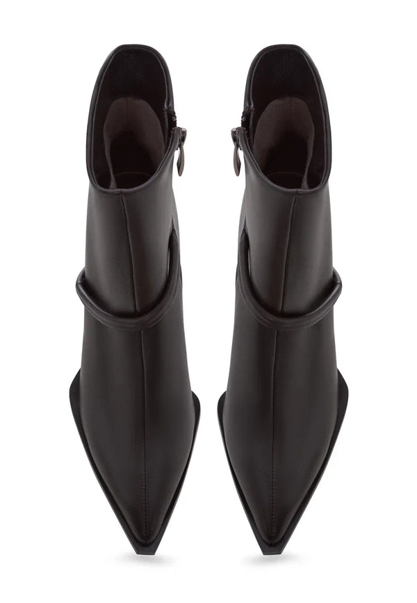 Sculpted Wrap Ankle Boots