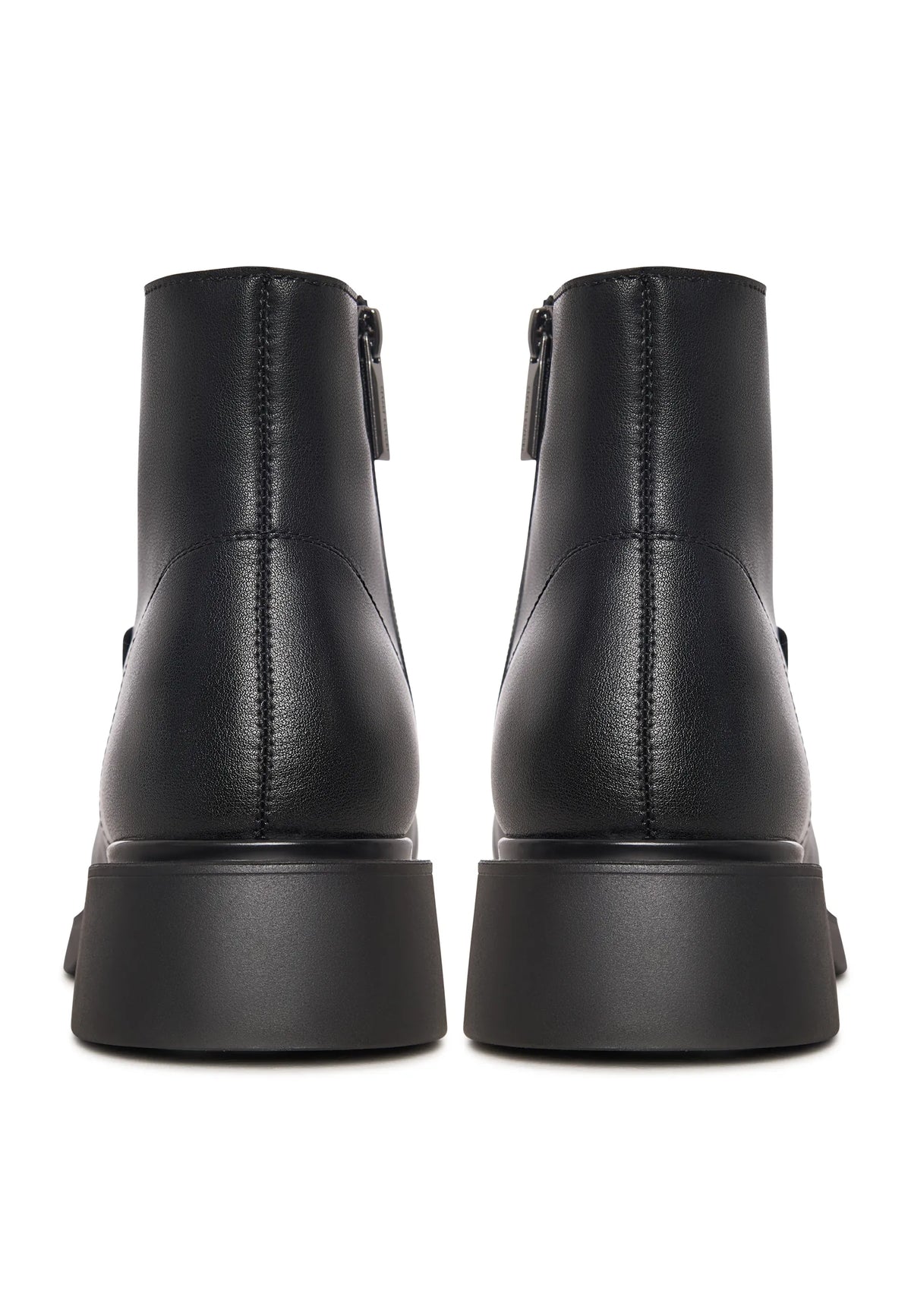 Sculpted Zip Loafer Boot - Black