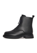 Structured Leather Combat Boot