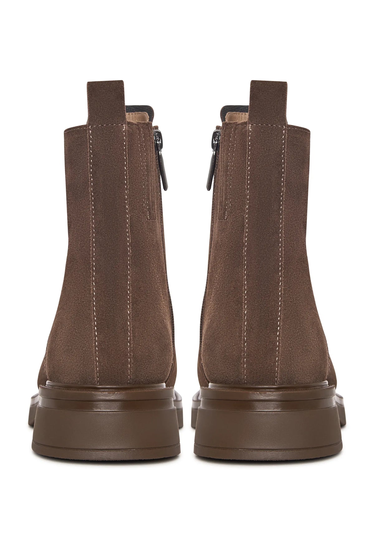 Bottes de combat structurées en daim