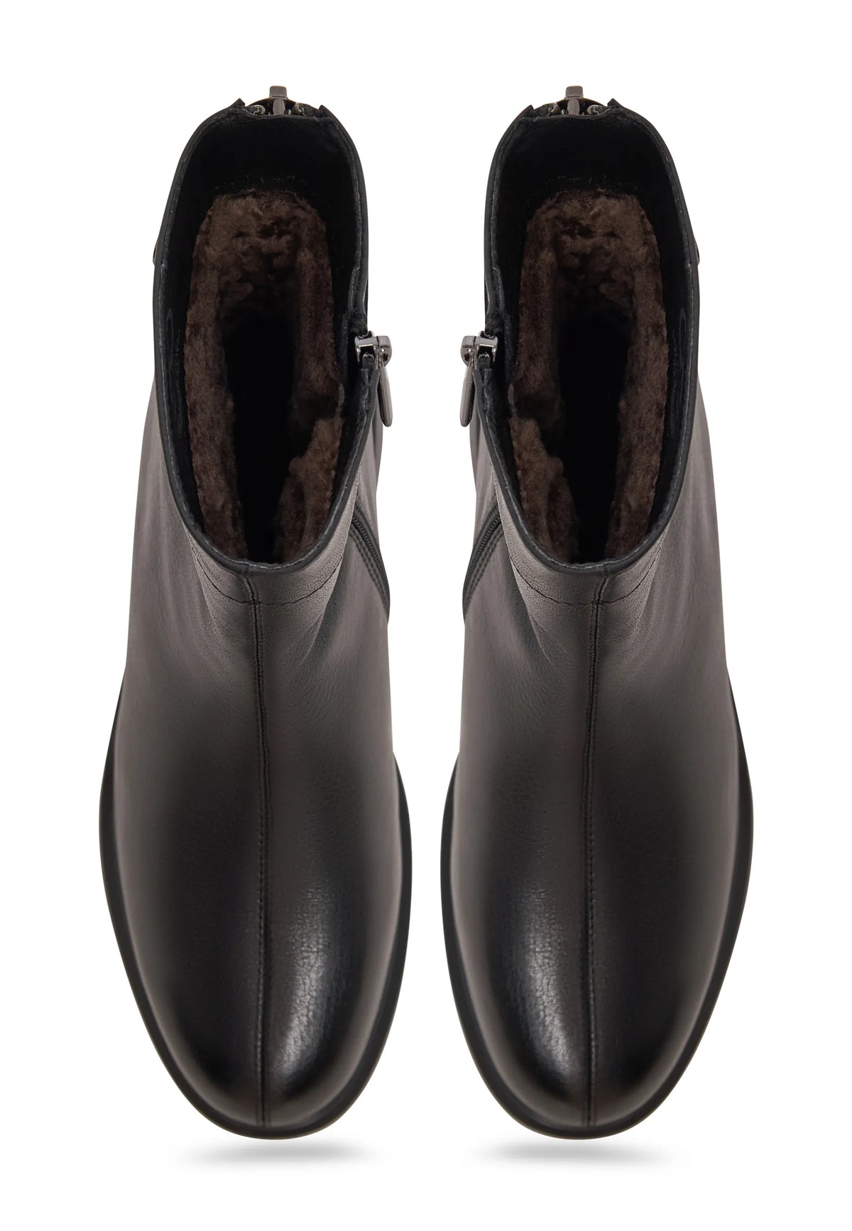 Sculpted Zip Boot - Black