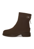 Sculpted Zip Boot - Brown