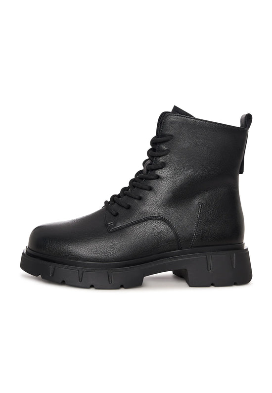Lace-Up Combat Boots