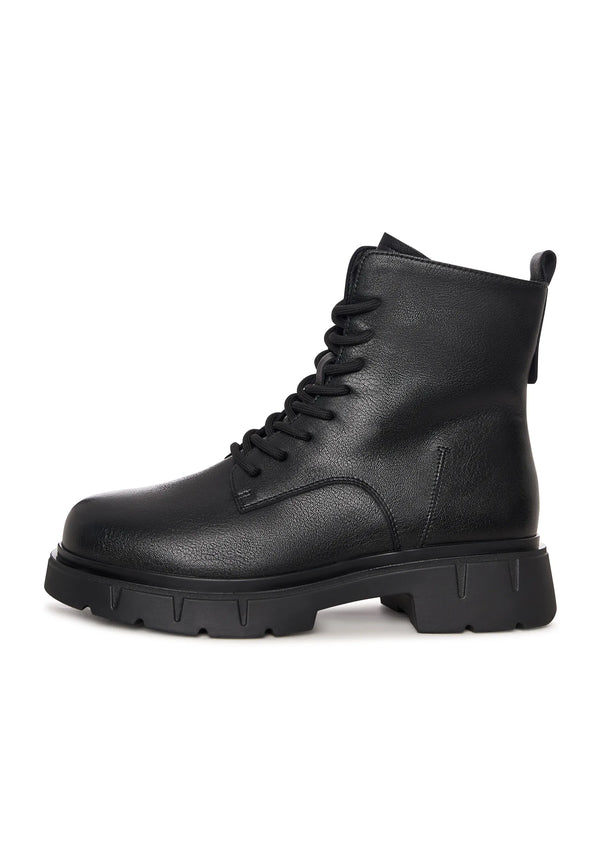 Lace-Up Combat Boots
