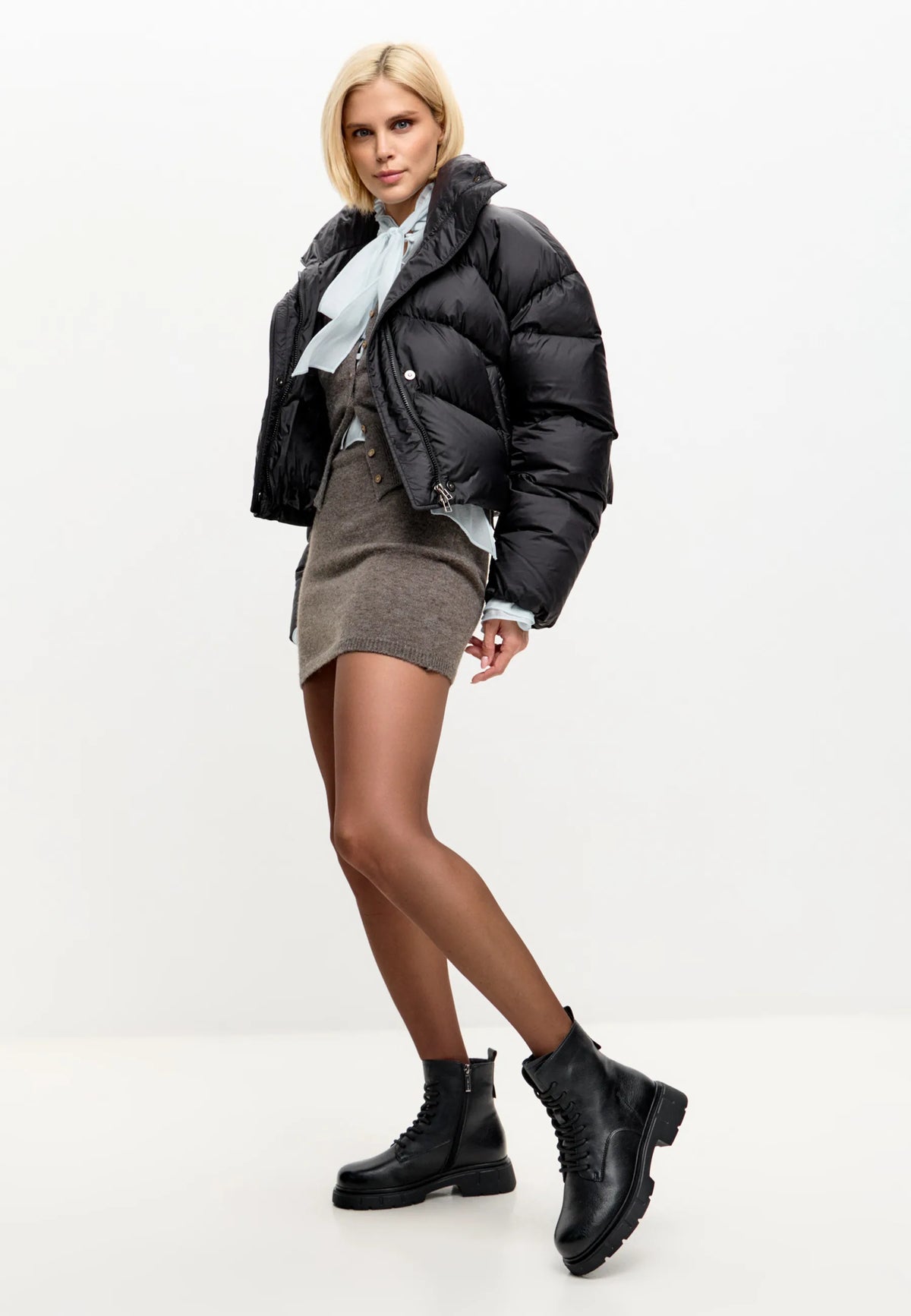 Lace-Up Combat Boots