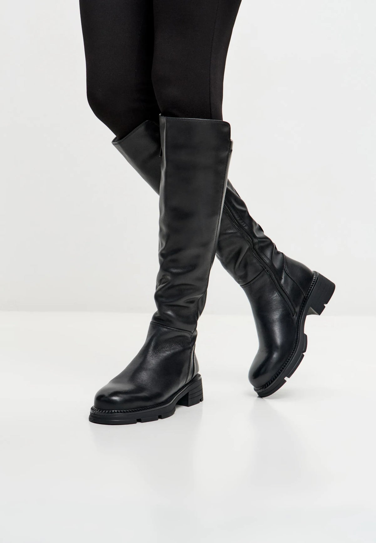 Sleek Rider Knee Boots
