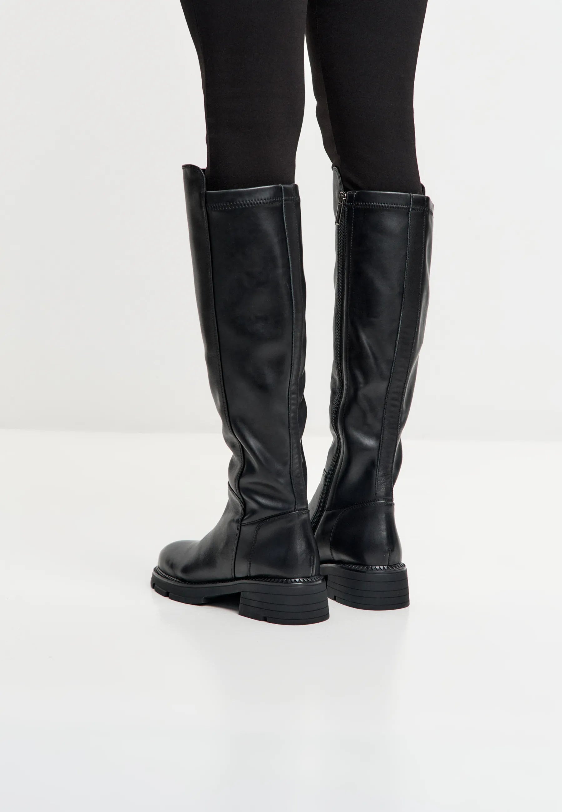 Sleek Rider Knee Boots
