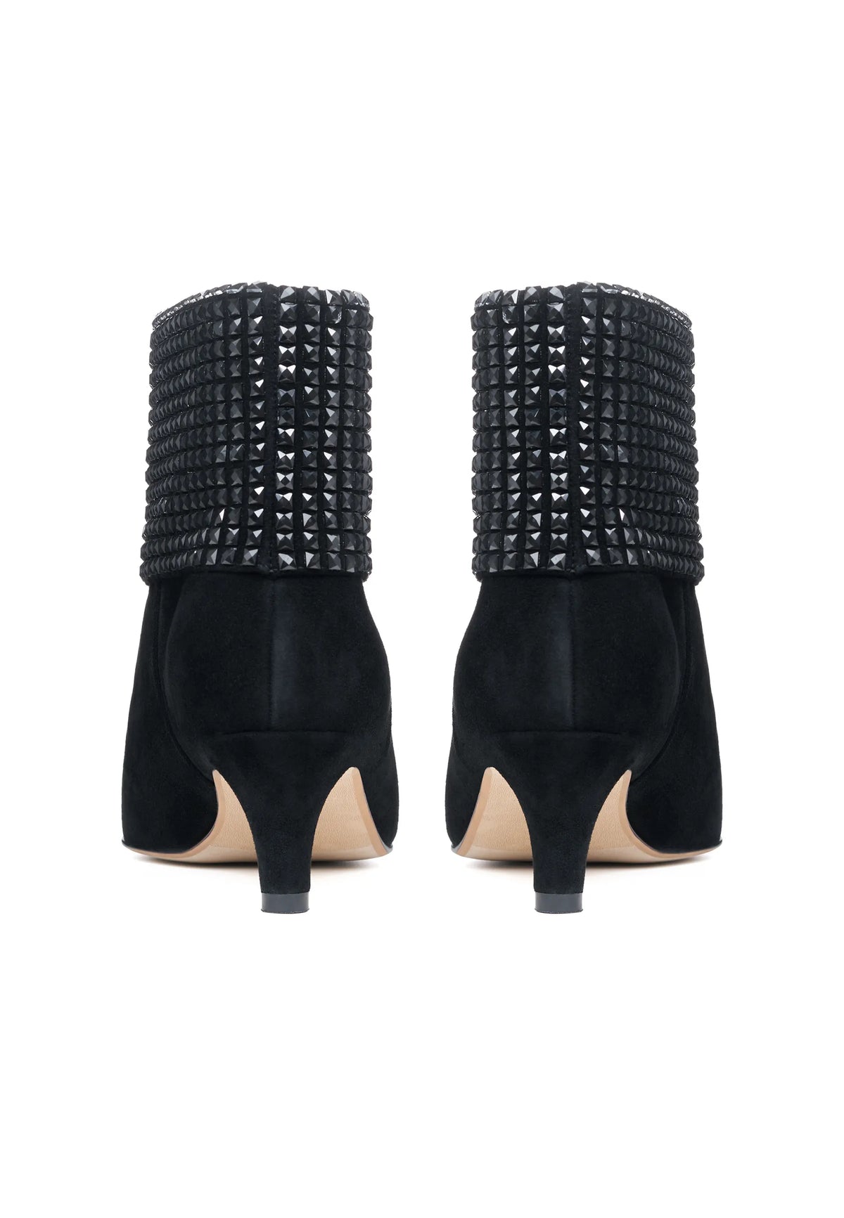 Crystal Cuff Suede Ankle Boot