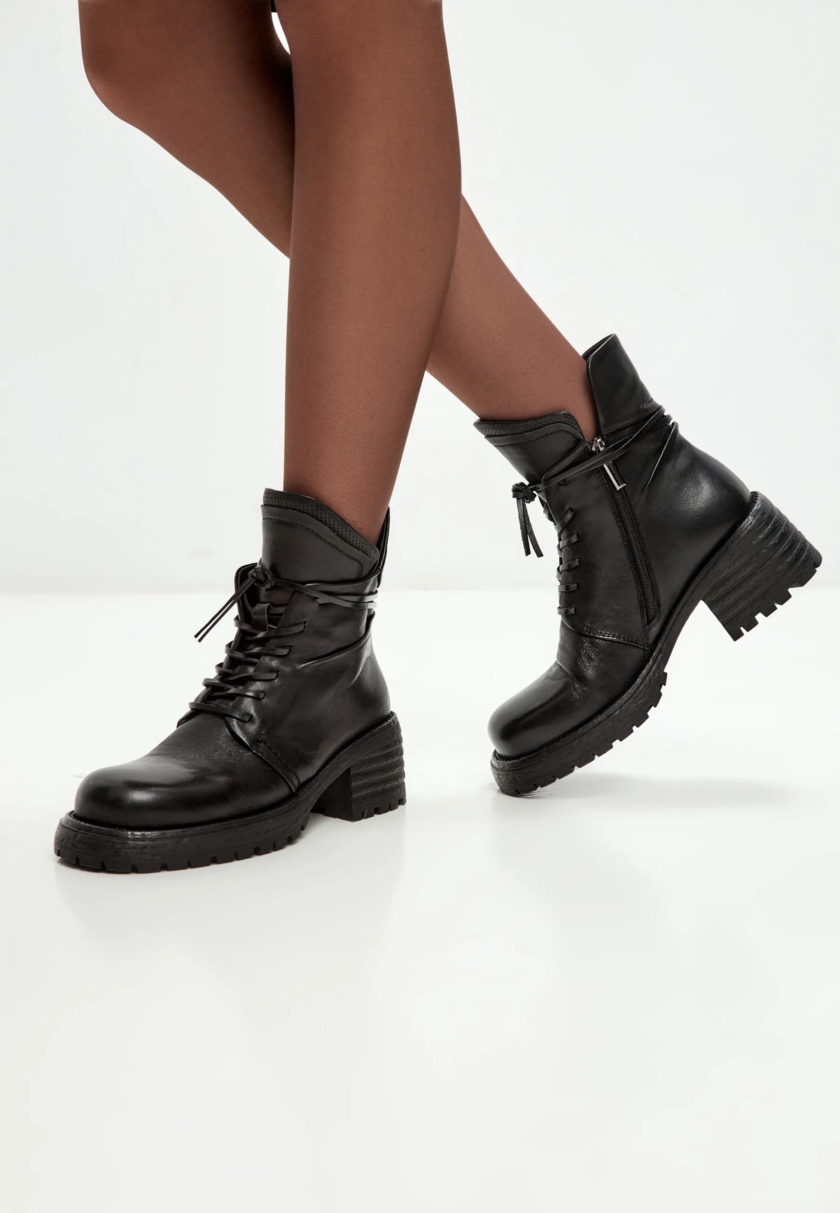 Rogue Lace-Up Ankle Boots