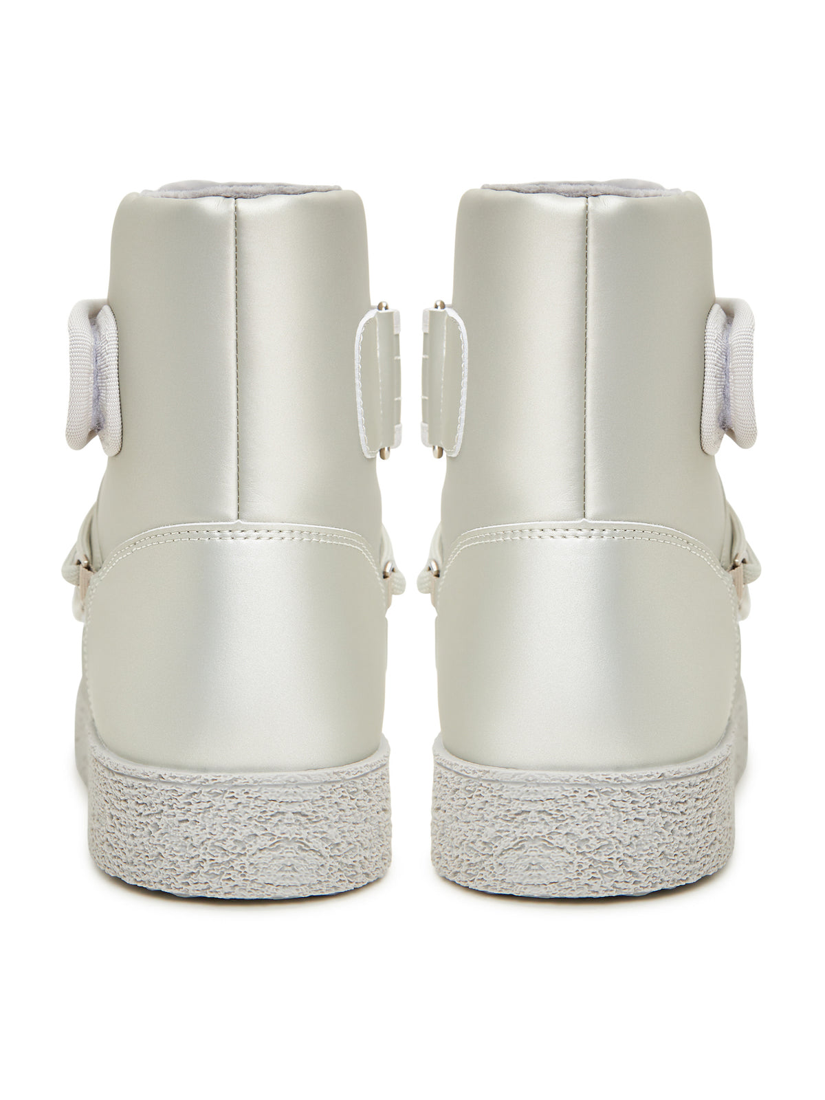 Padded Winter Boots – Pearl Grey
