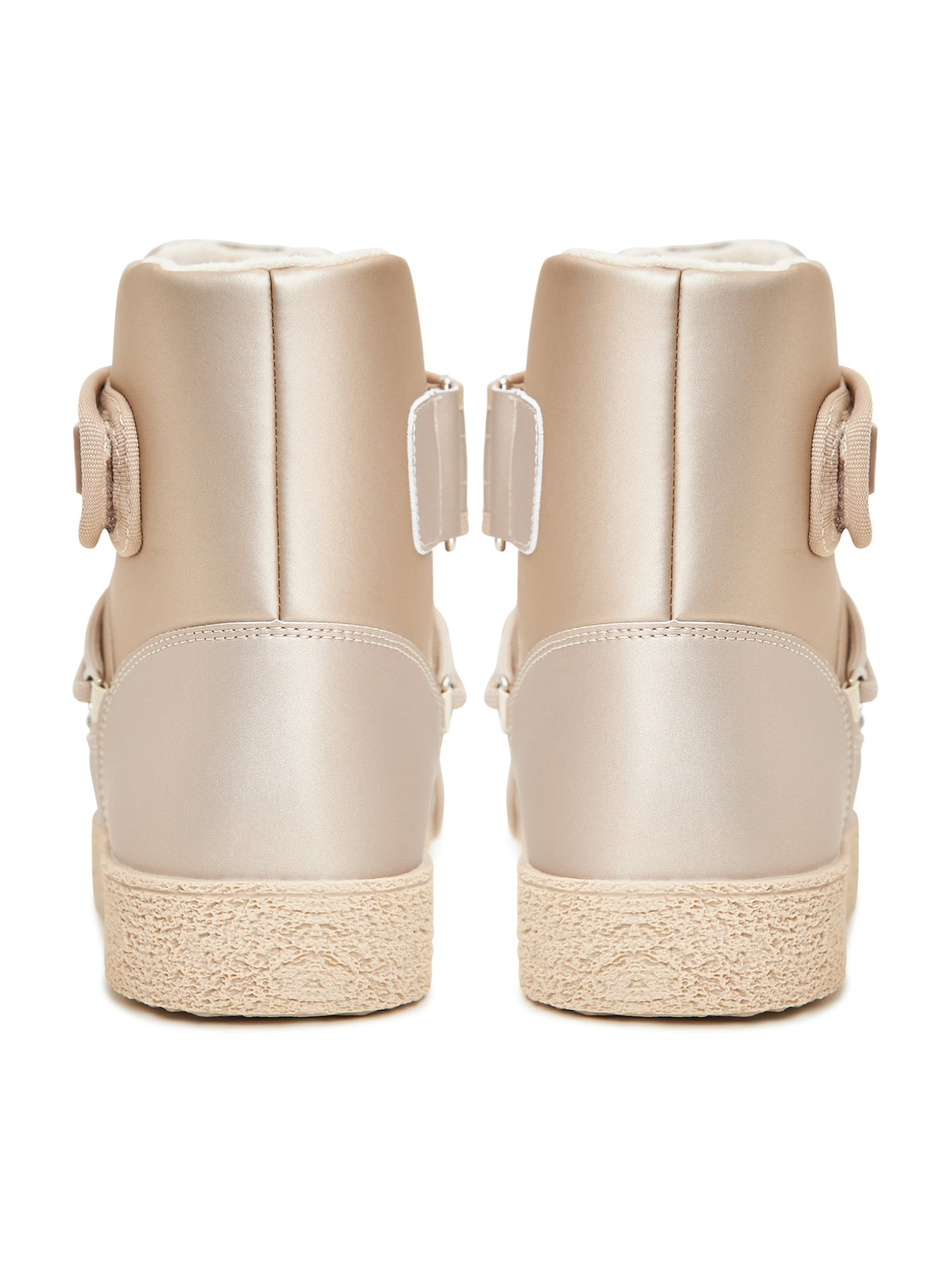 Padded Winter Boots – Beige