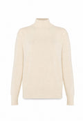 Jersey de lana merino Mauve – Blanco