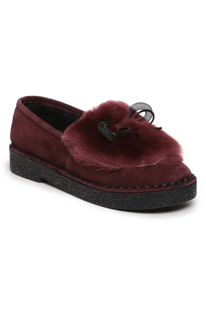 Velvet Luxe Fur Loafers