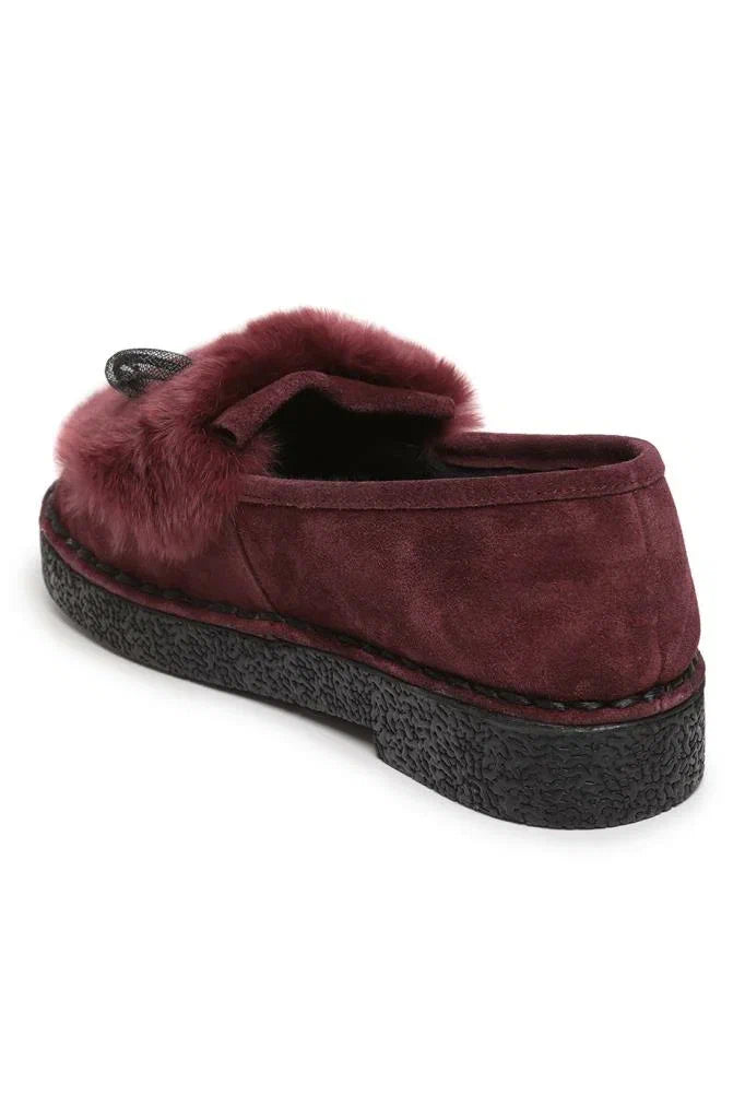 Velvet Luxe Fur Loafers