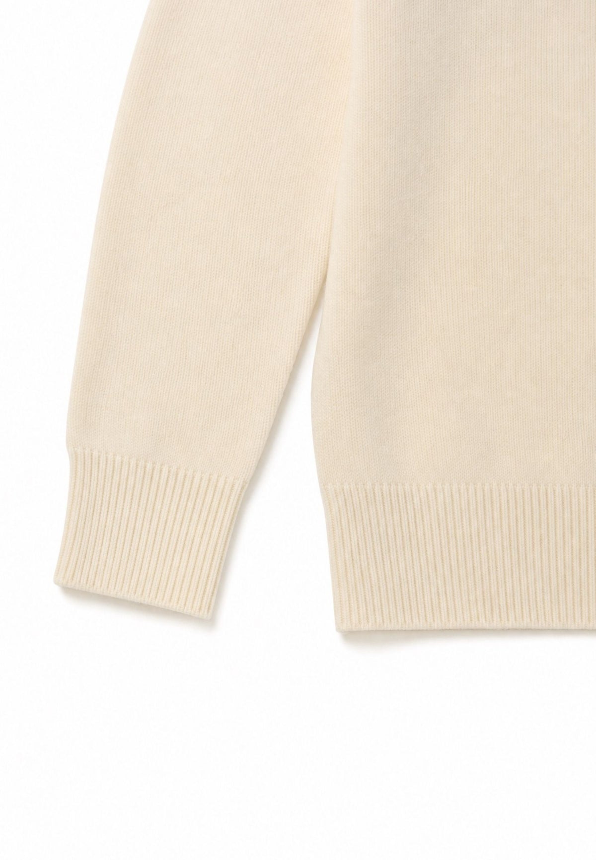 Jersey de lana merino Mauve – Blanco