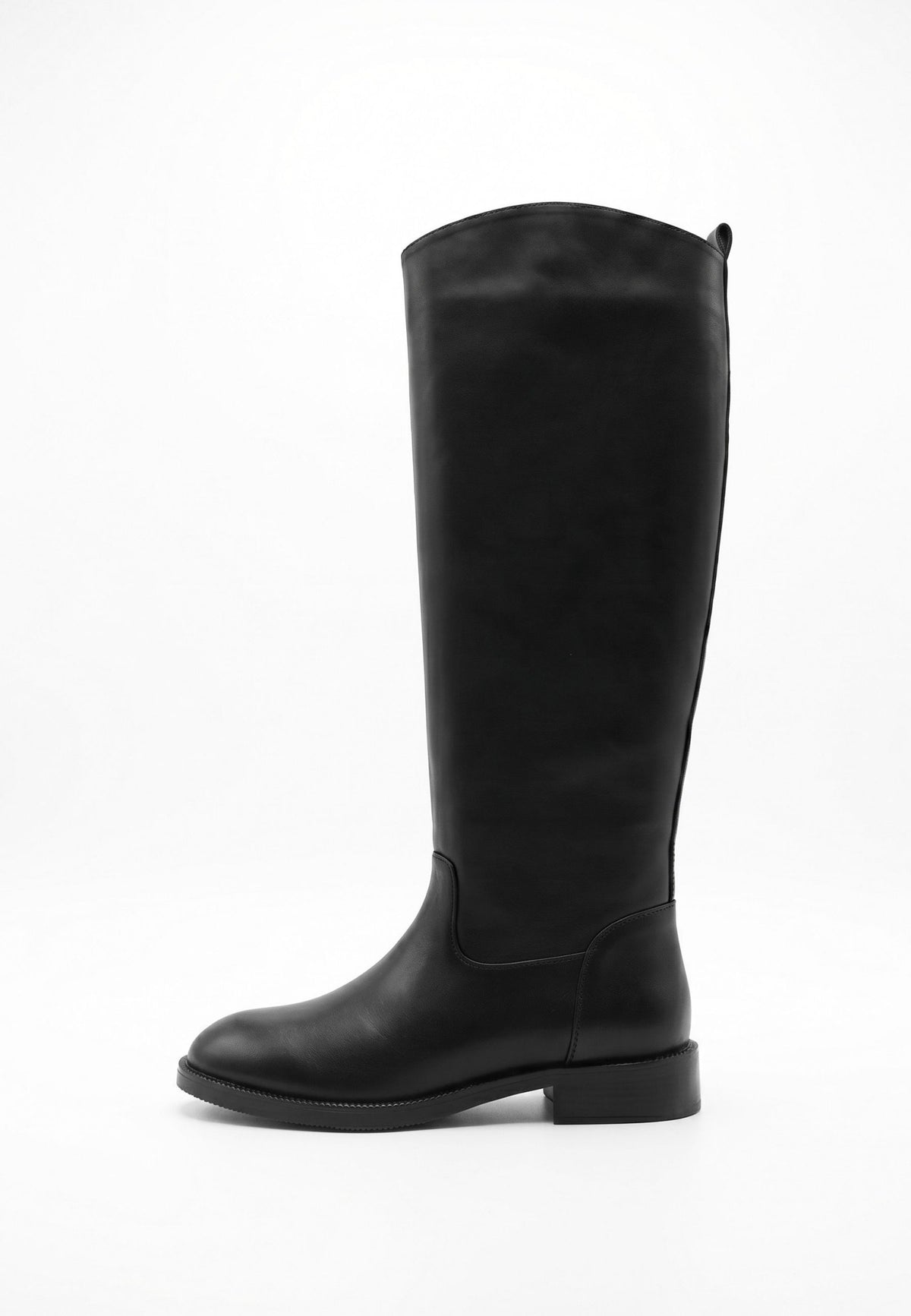 Heritage Leather Riding Boots - Black