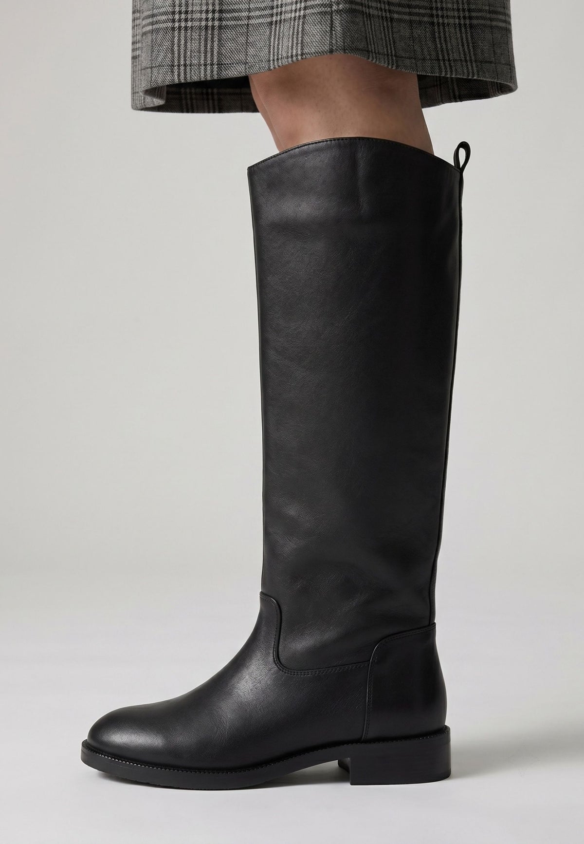 Heritage Leather Riding Boots - Black