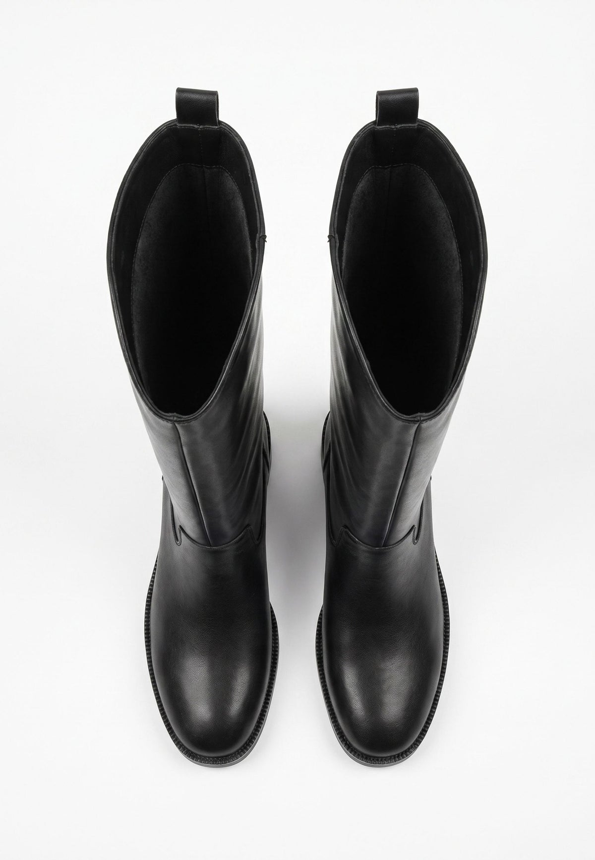 Heritage Leather Riding Boots - Black
