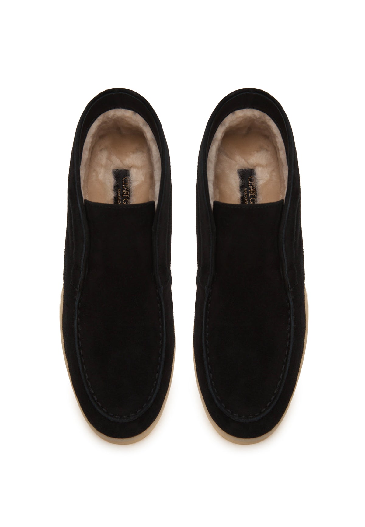 Loafers Wool Step High – Czarny