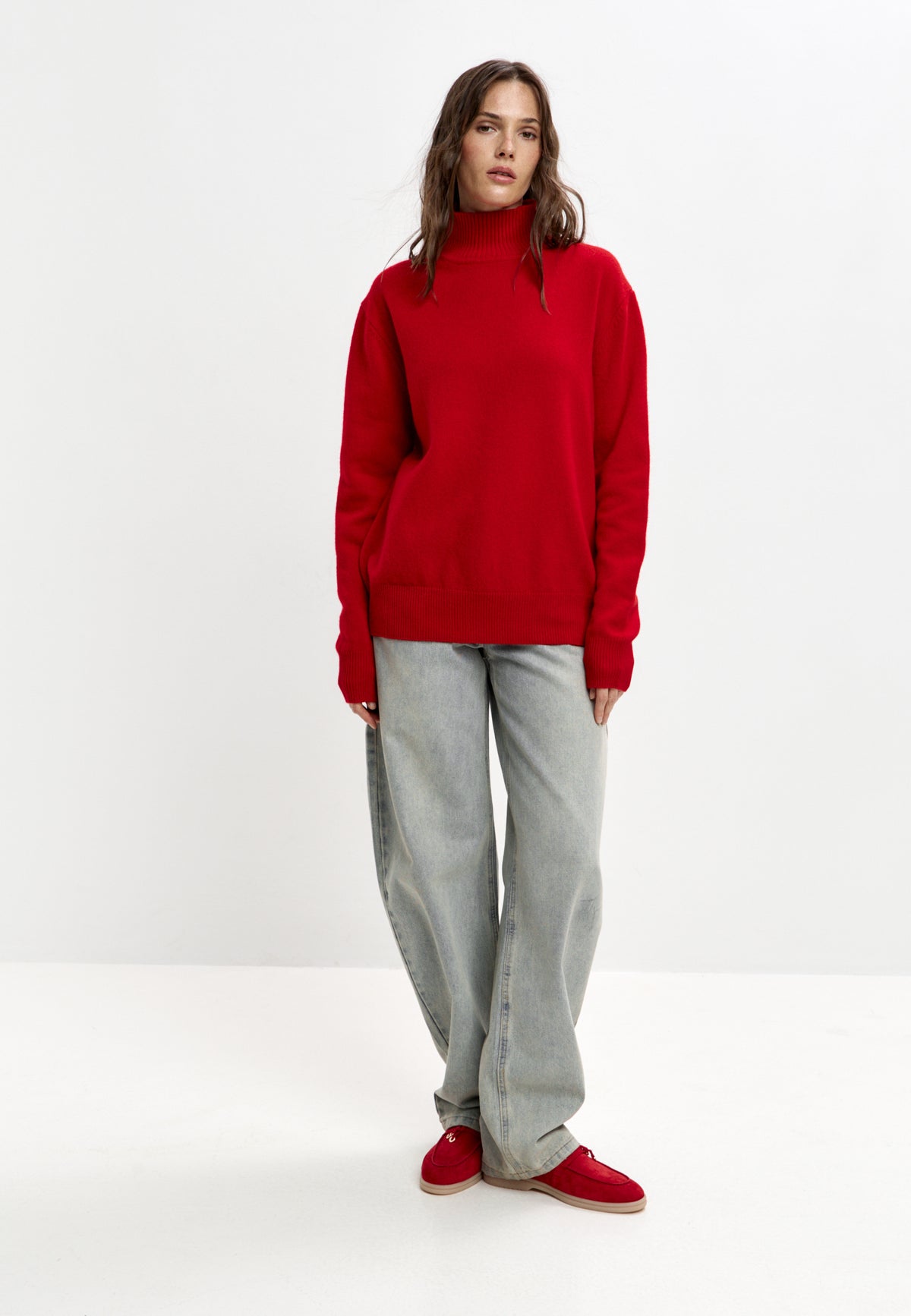 Jersey de lana merino Mauve – Marrón