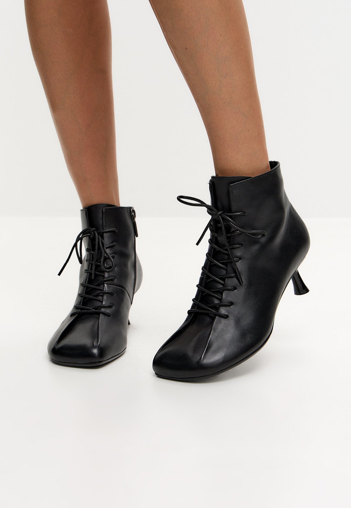 Bottines à lacets Ava en cuir