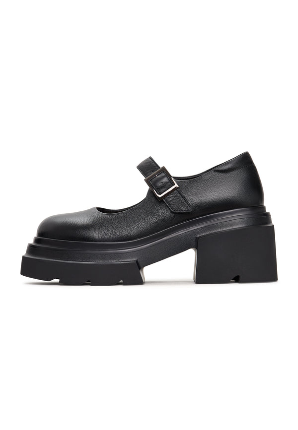 Bold Chunky Loafers Em - Negro