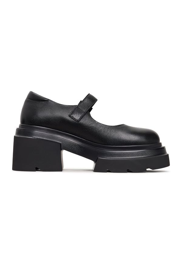Bold Chunky Loafers Em - Negro